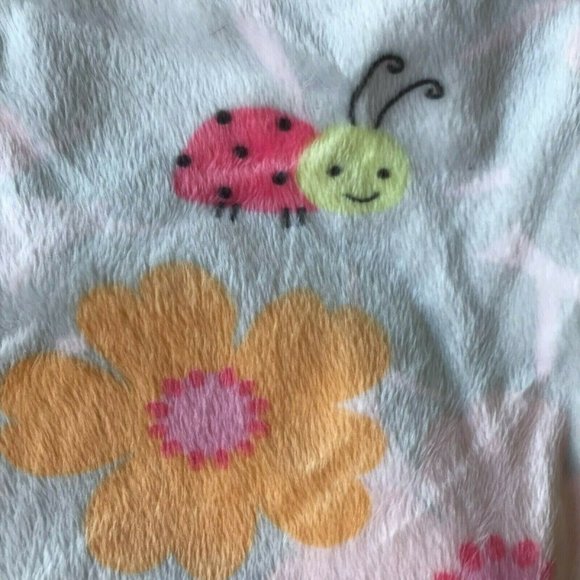 Blankets & Beyond Swaddle Bag 0 3 Months Ladybugs Flowers Velcro Closure… - Picture 7 of 9